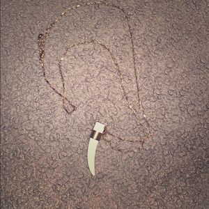 Shark tooth necklace